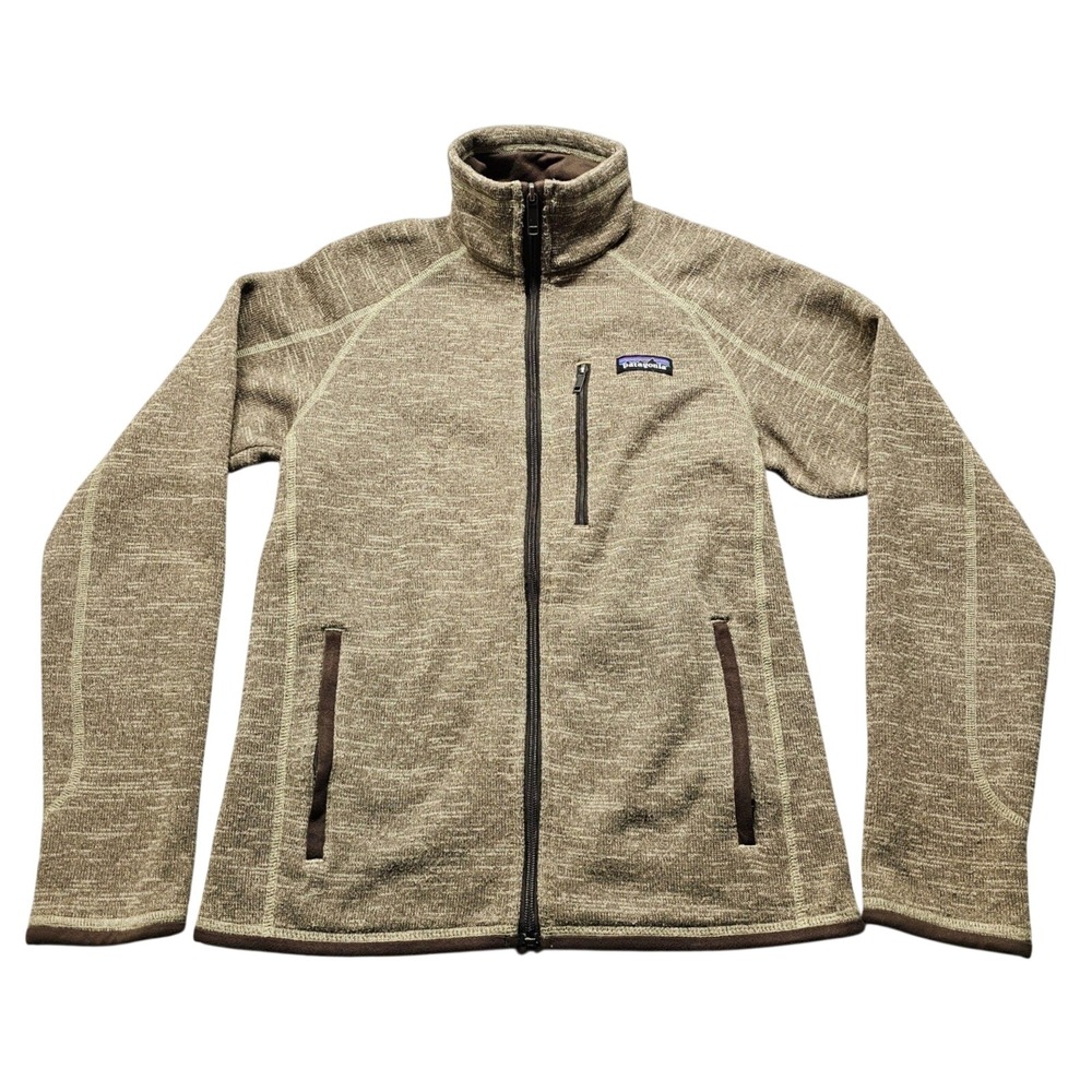 Patagonia Better Sweater Full Zip Fleece Jacket Womens XS Brown Heather‎ 25542